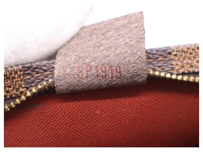 Louis Vuitton Damier Make-up Tasche Braun Beige - Ansicht 14