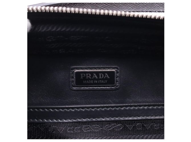 PRADA Schultertasche aus Saffiano-Leder Brick Braun - Ansicht 16