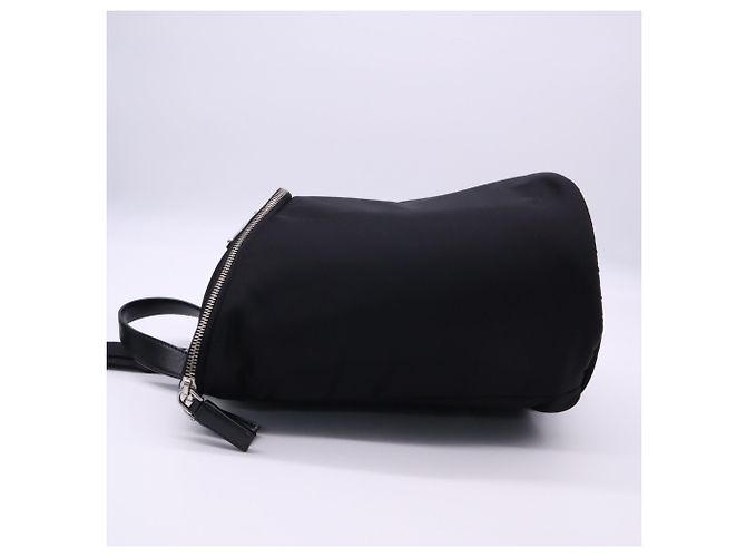 Sac à une épaule Prada Re-Nylon avec logo triangle Noir - vue 5