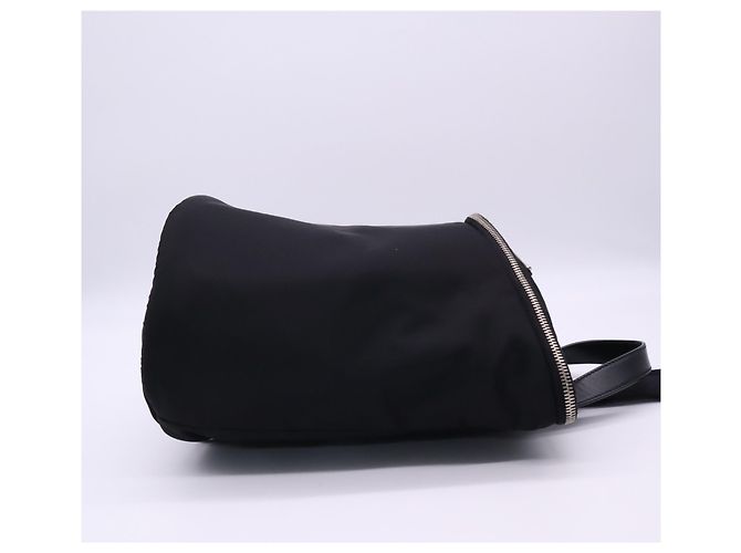 Sac à une épaule Prada Re-Nylon avec logo triangle Noir - vue 6