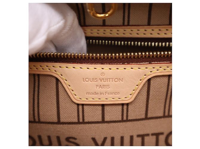 Louis Vuitton Monogram Neverfull PM Handtasche Braun Beige - Ansicht 16