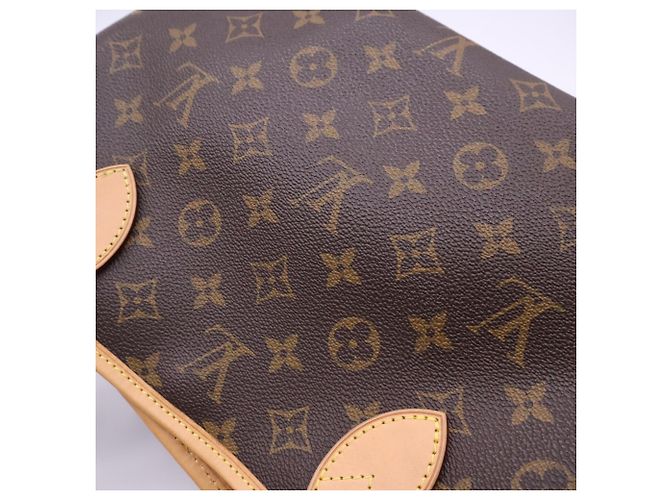 Louis Vuitton Monogram Neverfull PM Handtasche Braun Beige - Ansicht 4