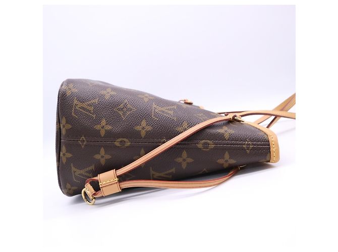 Louis Vuitton Monogram Neverfull PM Handtasche Braun Beige - Ansicht 6