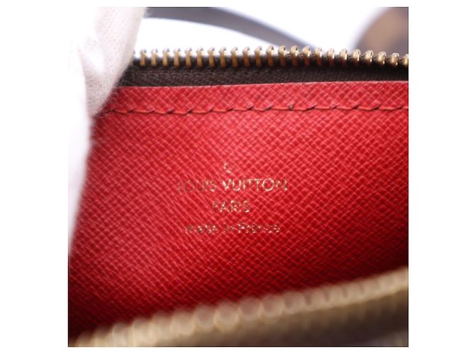 Borsa Louis Vuitton Damier Papillon Marrone Beige - vista 13