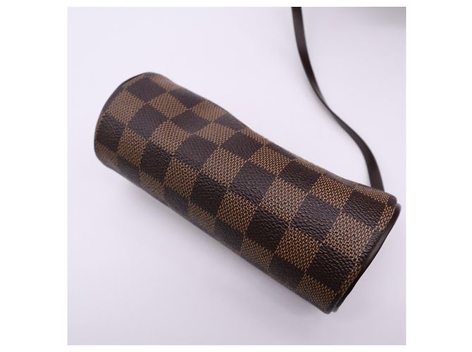 Borsa Louis Vuitton Damier Papillon Marrone Beige - vista 6