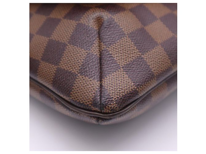 Borsa Louis Vuitton Damier Musette Marrone Beige - vista 10