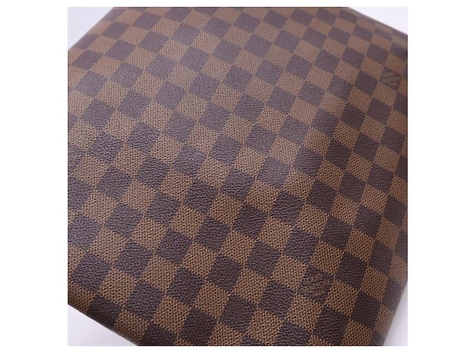 Borsa Louis Vuitton Damier Musette Marrone Beige - vista 4