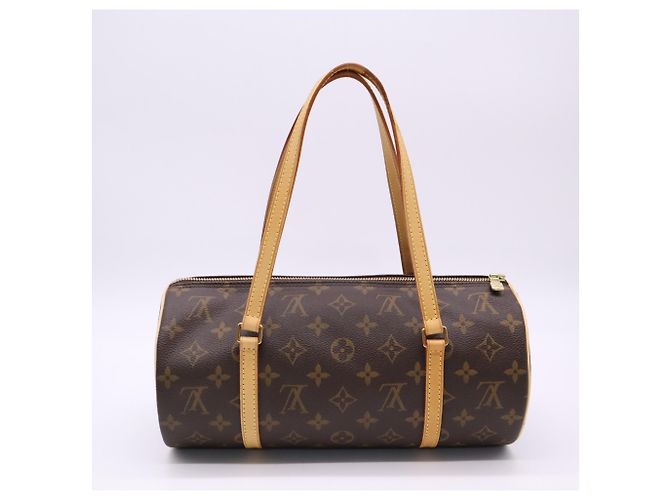 Louis Vuitton Monogram Papillon 30 Handtasche Braun Beige - Ansicht 2