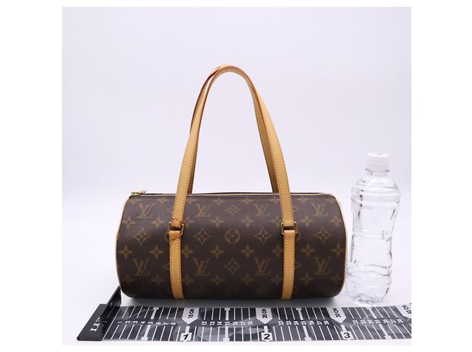 Louis Vuitton Monogram Papillon 30 Handtasche Braun Beige - Ansicht 3