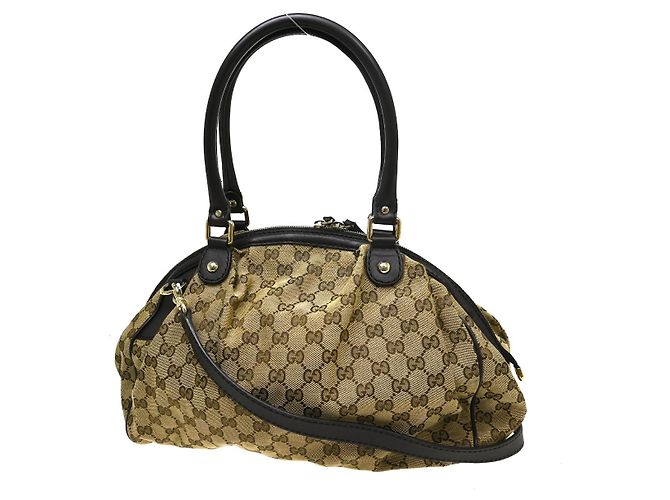 Gucci Sukey Boston GG Canvas Beige - vista 2