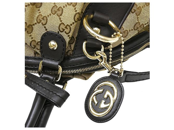 Gucci Sukey Boston GG Canvas Beige - vista 6