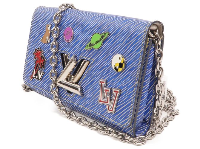 Louis Vuitton Twist Limited MM Blu - vista 3