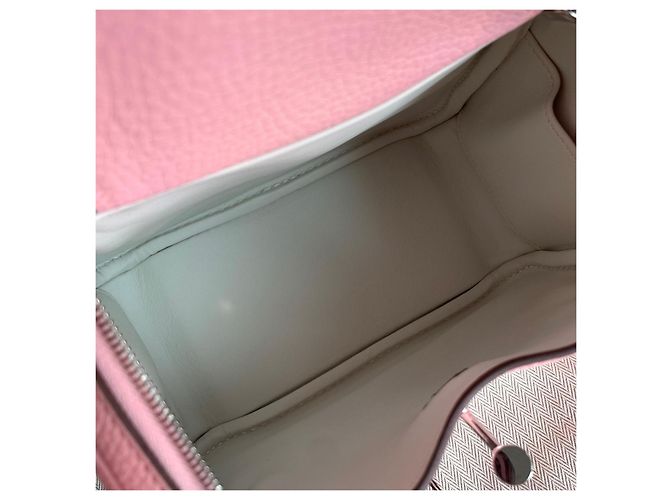 Hermès Hermes mini lindy Rosa - vista 9