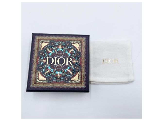 Spilla in metallo dorato Christian Dior D'oro - vista 3