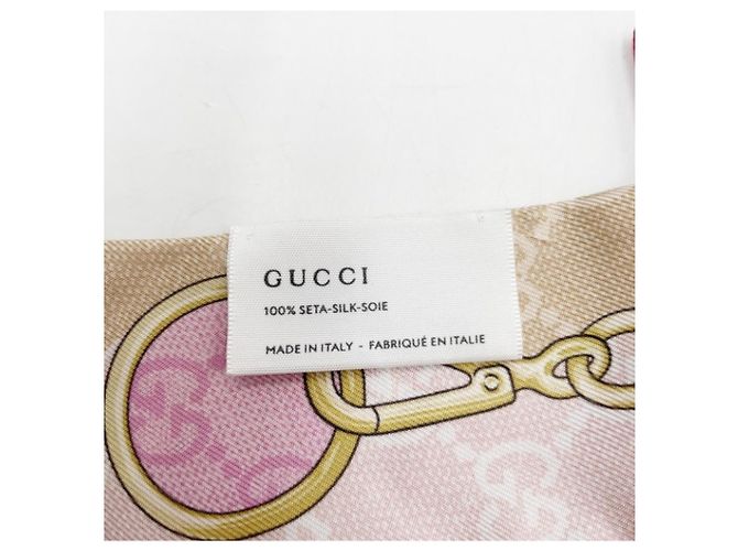 Scrunchie in seta multicolore Gucci - vista 3