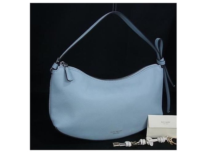 Borsa in pelle azzurro chiaro Kate Spade Blu chiaro - vista 9