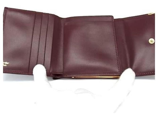 Cartera Cartier Bordeaux Tri-fold Burdeos - vista 4