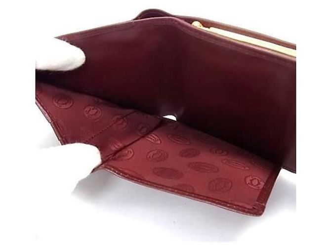 Cartera Cartier Bordeaux Tri-fold Burdeos - vista 5