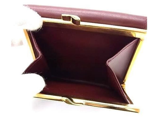 Cartera Cartier Bordeaux Tri-fold Burdeos - vista 6