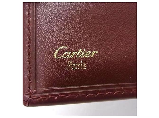 Cartera Cartier Bordeaux Tri-fold Burdeos - vista 7