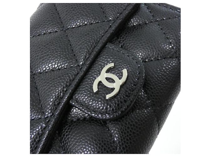Cartera Chanel Timeless Classic Line AP0229 Negro Burdeos - vista 3