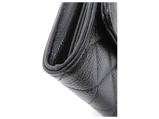Cartera Chanel Timeless Classic Line AP0241 Negro Burdeos - vista 3