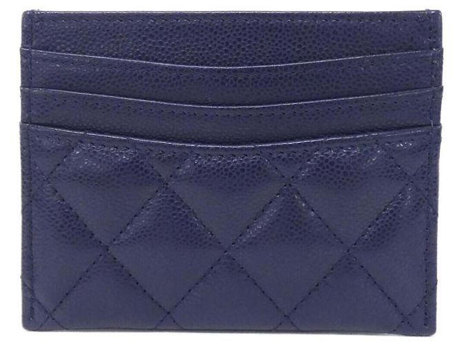 Tarjetero Chanel Timeless Classic Line Azul marino - vista 2