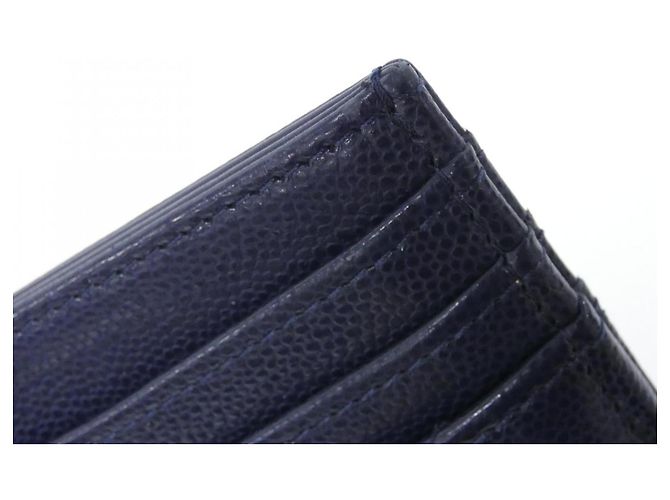 Tarjetero Chanel Timeless Classic Line Azul marino - vista 4
