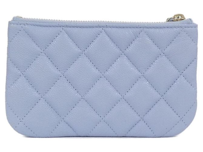 Borsa Pouch Chanel Timeless Classic Line AP4020 Blu chiaro - vista 2