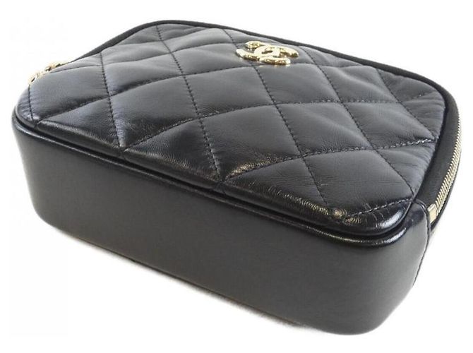 Borsa a mano Chanel in pelle nera Nero - vista 3