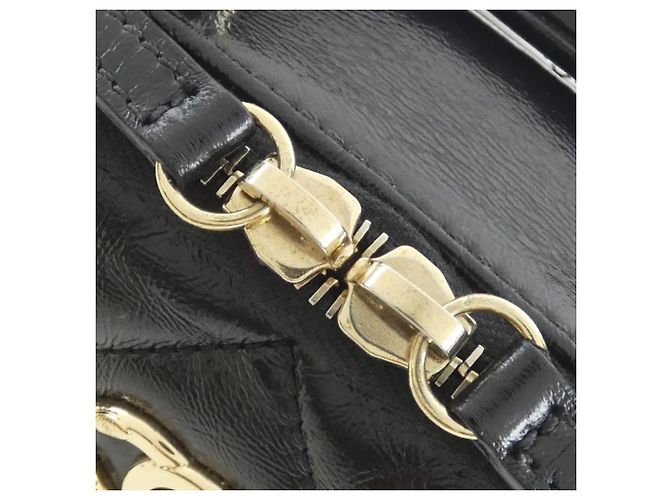 Borsa a mano Chanel in pelle nera Nero - vista 5
