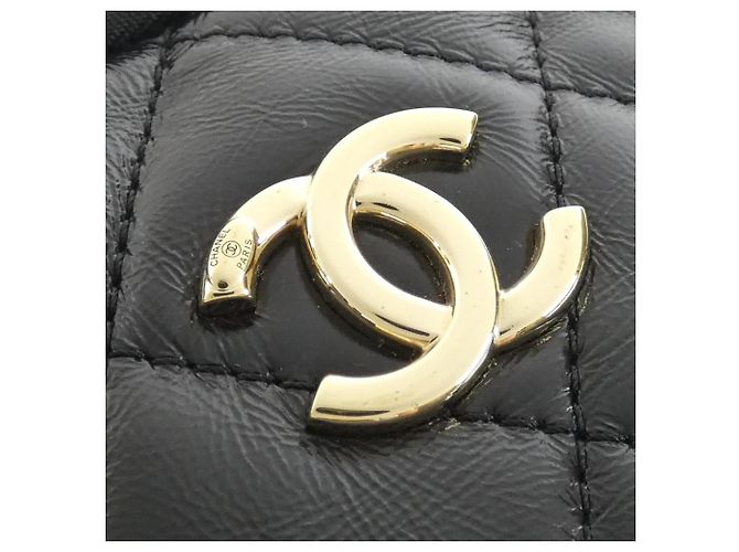 Borsa a mano Chanel in pelle nera Nero - vista 6