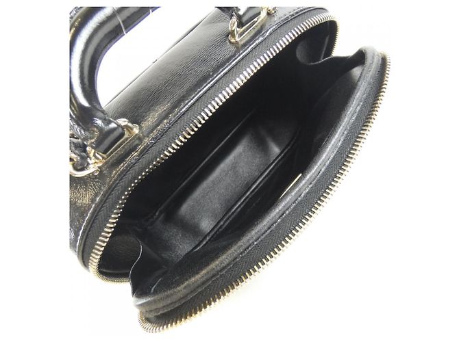 Borsa a mano Chanel in pelle nera Nero - vista 9
