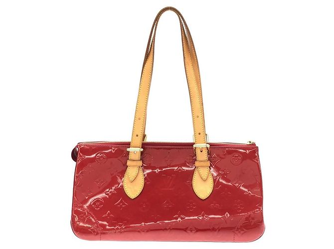 Borsa Louis Vuitton Vernis Rosewood Avenue Rosso - vista 2