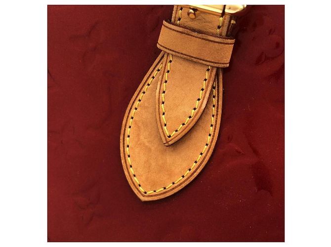 Borsa Louis Vuitton Vernis Rosewood Avenue Rosso - vista 7