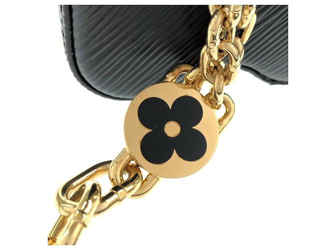 Borsa a tracolla Louis Vuitton Epi Twist MM M59402 Nero - vista 5