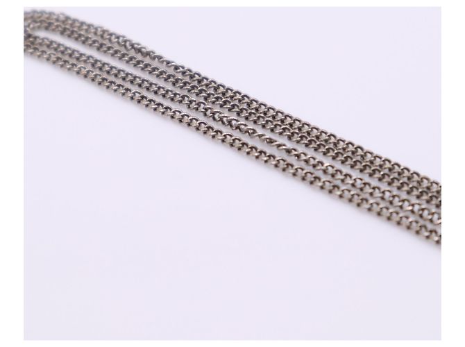 Collana Chanel Coco Mark Argento - vista 11