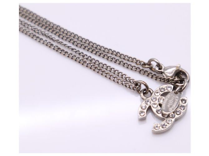 Collana Chanel Coco Mark Argento - vista 12