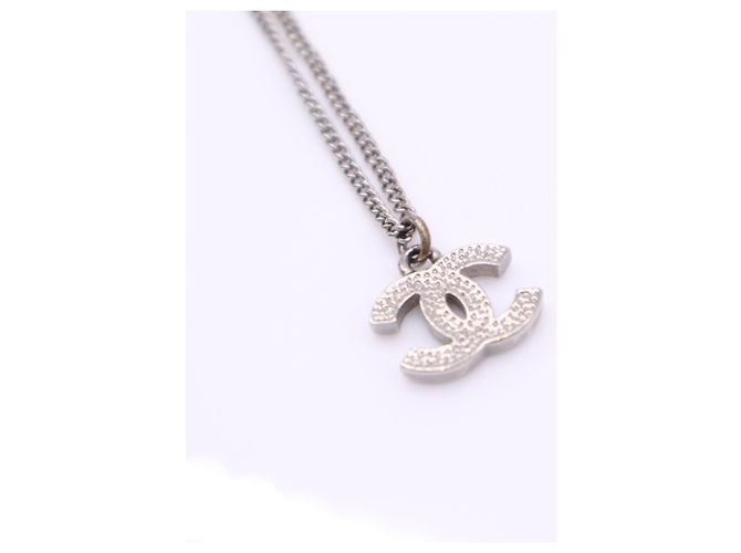 Collana Chanel Coco Mark Argento - vista 3