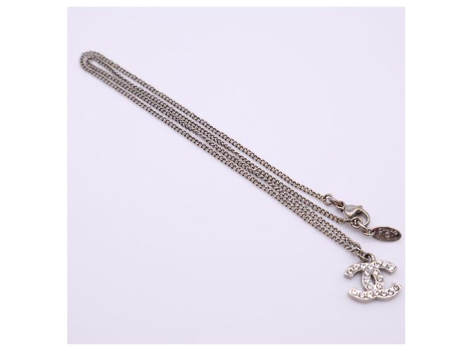 Collana Chanel Coco Mark Argento - vista 4