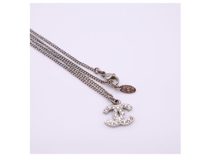 Collana Chanel Coco Mark Argento - vista 5