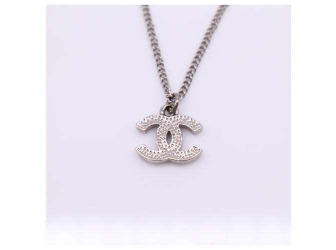 Collana Chanel Coco Mark Argento - vista 7