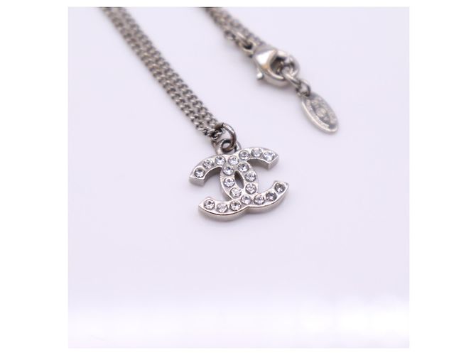 Collana Chanel Coco Mark Argento - vista 9