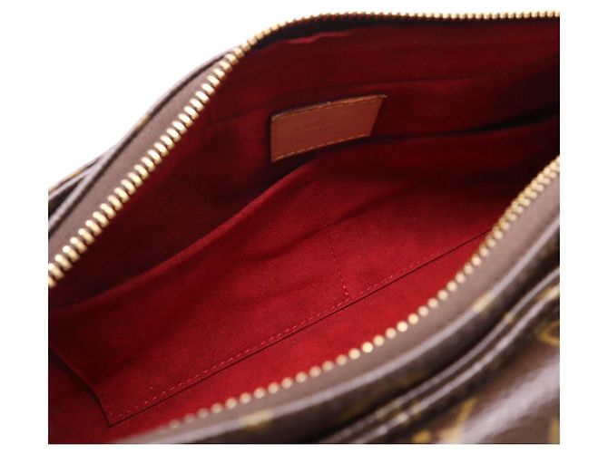 Borsa Louis Vuitton Monogram Viva Cite MM Marrone Beige - vista 12