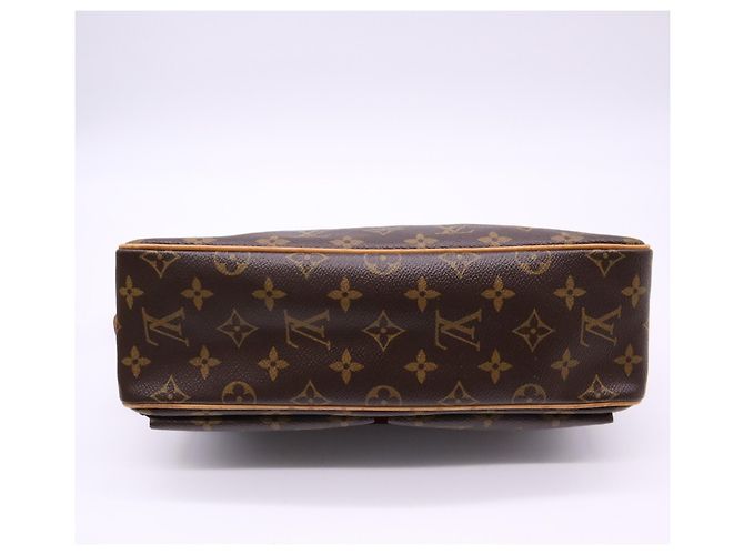 Borsa Louis Vuitton Monogram Viva Cite MM Marrone Beige - vista 7