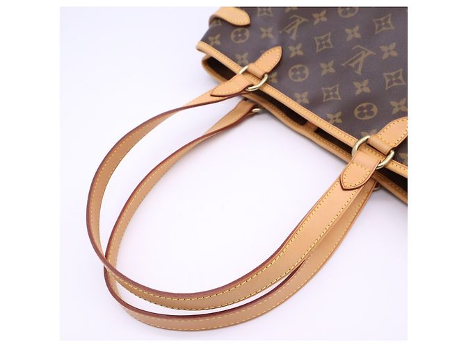 Bolsa Louis Vuitton Monogram Batignolles Horizontal Marrom Bege - vista 10