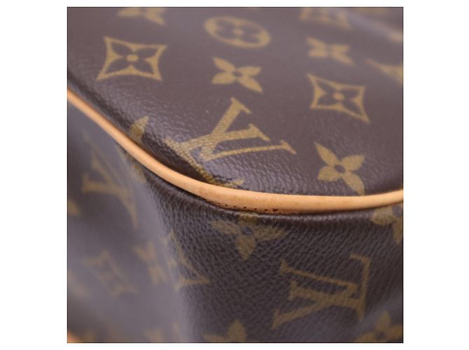 Bolsa Louis Vuitton Monogram Batignolles Horizontal Marrom Bege - vista 13