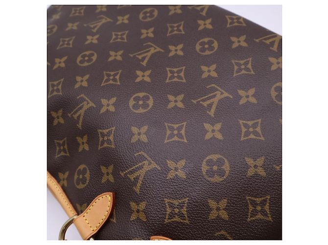 Bolsa Louis Vuitton Monogram Batignolles Horizontal Marrom Bege - vista 4