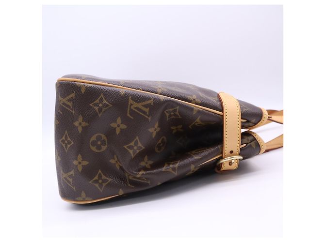 Bolsa Louis Vuitton Monogram Batignolles Horizontal Marrom Bege - vista 6