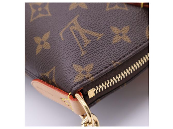 Bolsa Louis Vuitton Monogram Neo Lockit PM Marrom Bege - vista 13